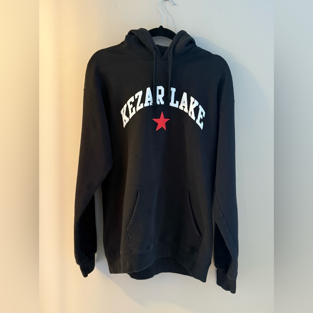 Kezar Lake Lovell, Maine Unisex Adult Black Hoodie - Sz Medium